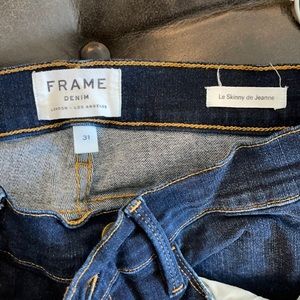 Frame dark jeans